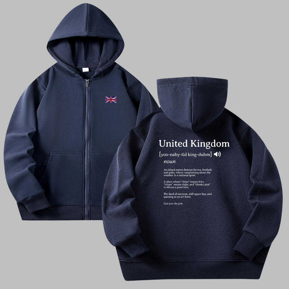 UK Zip Hoodies
